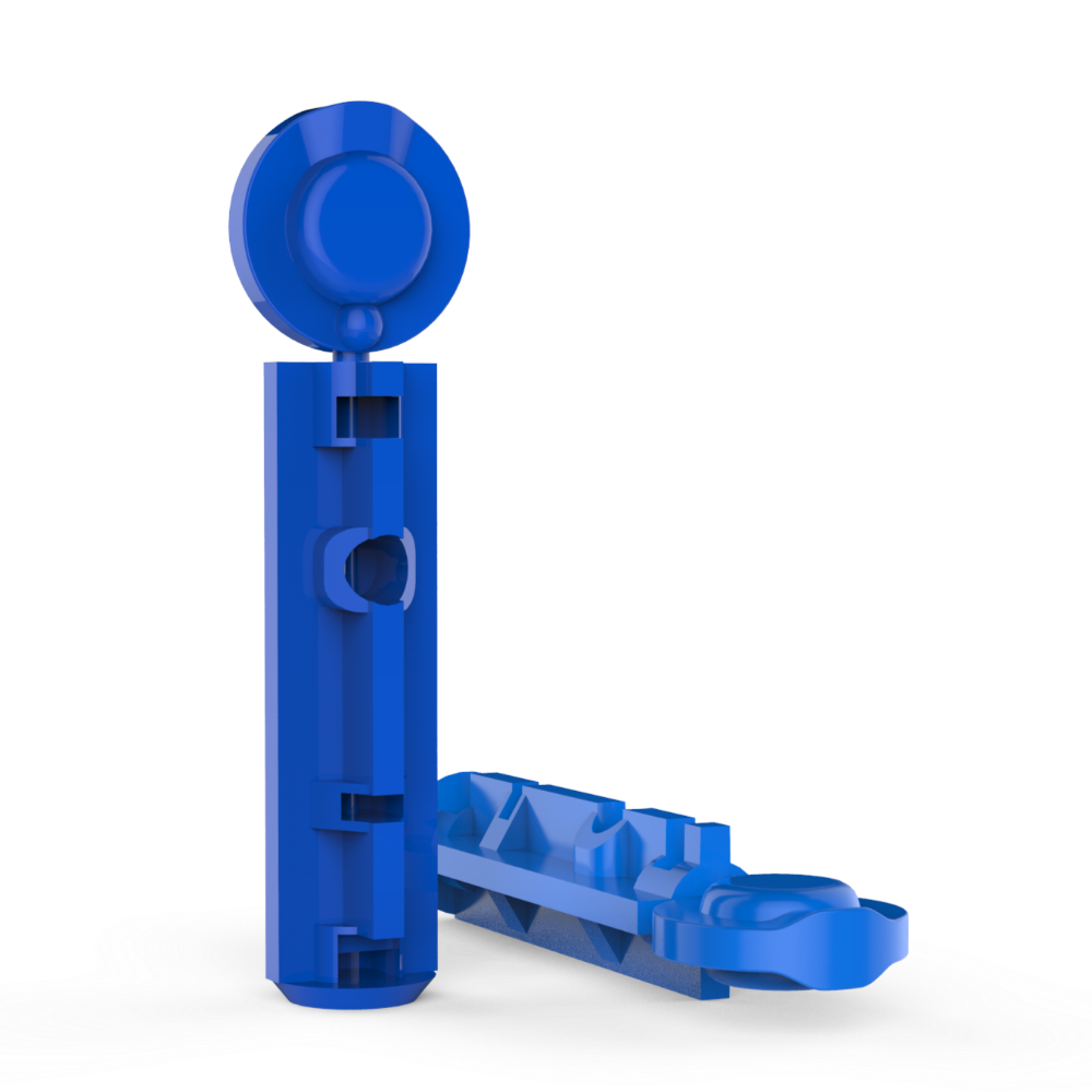 Wallachmed Soft Blood Lancet blue 2